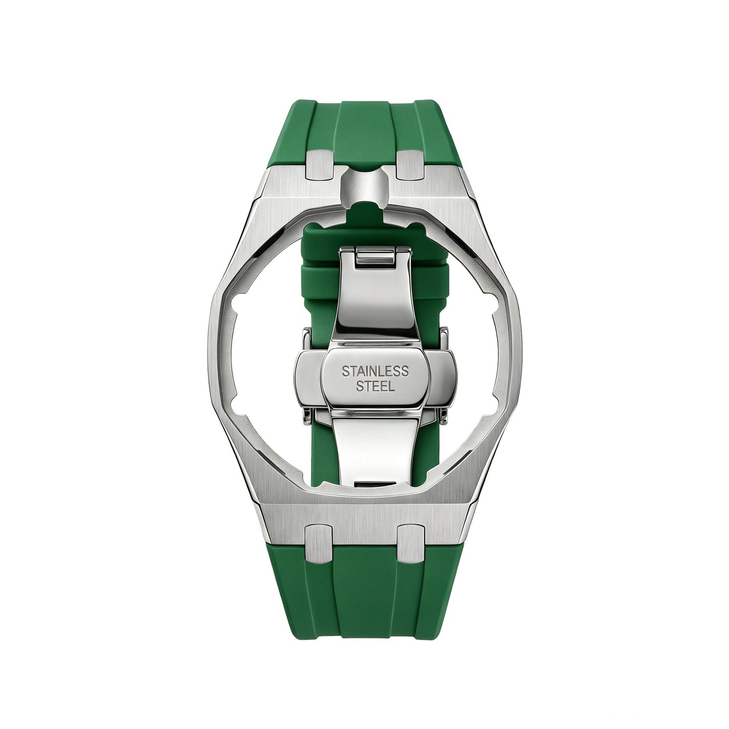 [AuraEcho]Royal Oak Pop Exclusive Steel Case & Silicone Strap With Cradle(Only Strap)