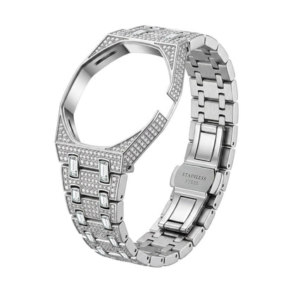 [AuraEcho]Royal Oak Pop Exclusive Bioceramic Case & Bioceramic Strap Full Diamond(Only Strap)