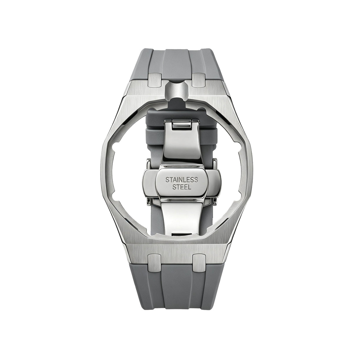 [AuraEcho]Royal Oak Pop Exclusive Steel Case & Silicone Strap With Cradle(Only Strap)