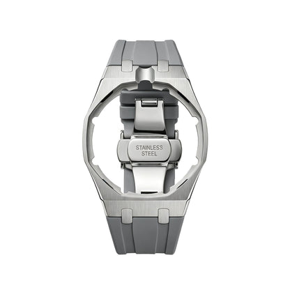 [AuraEcho]Royal Oak Pop Exclusive Steel Case & Silicone Strap With Cradle(Only Strap)