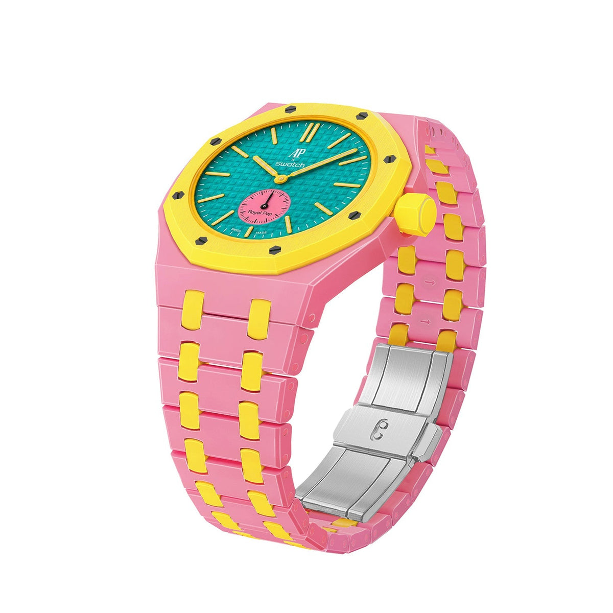 [AuraEcho]Royal Oak Pop Exclusive Bioceramic Case & Bioceramic Strap Mix Color(Only Strap)