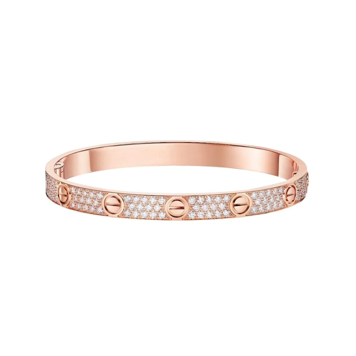 [AuraEcho] LOVE BRACELET 6.1MM DIAMOND-PAVED