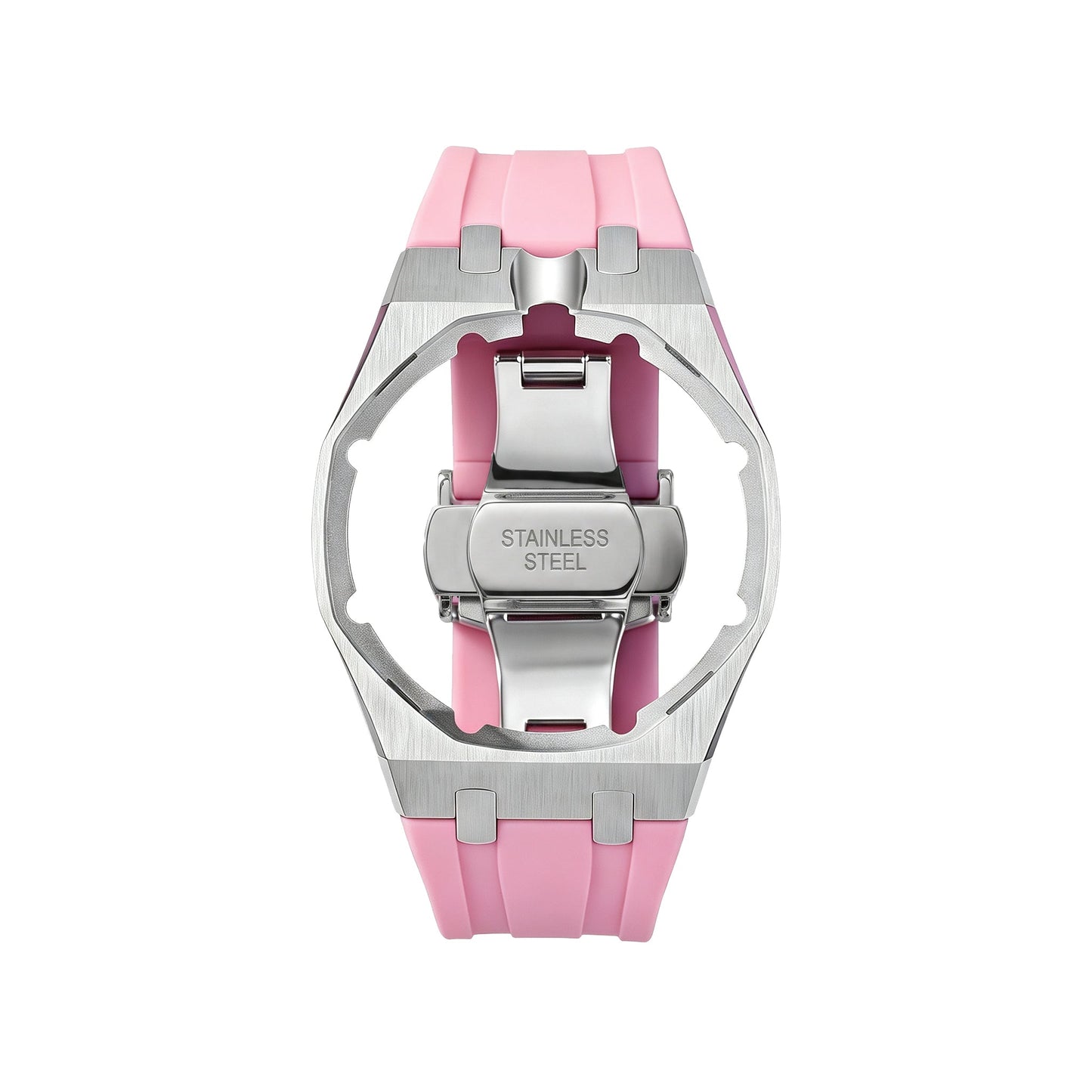 [AuraEcho]Royal Oak Pop Exclusive Steel Case & Silicone Strap With Cradle(Only Strap)