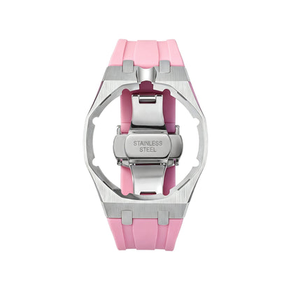 [AuraEcho]Royal Oak Pop Exclusive Steel Case & Silicone Strap With Cradle(Only Strap)