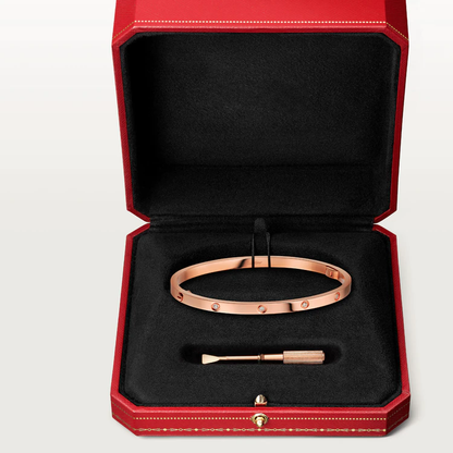 [AuraEcho]LOVE BRACELET 3.65MM 10 DIAMONDS