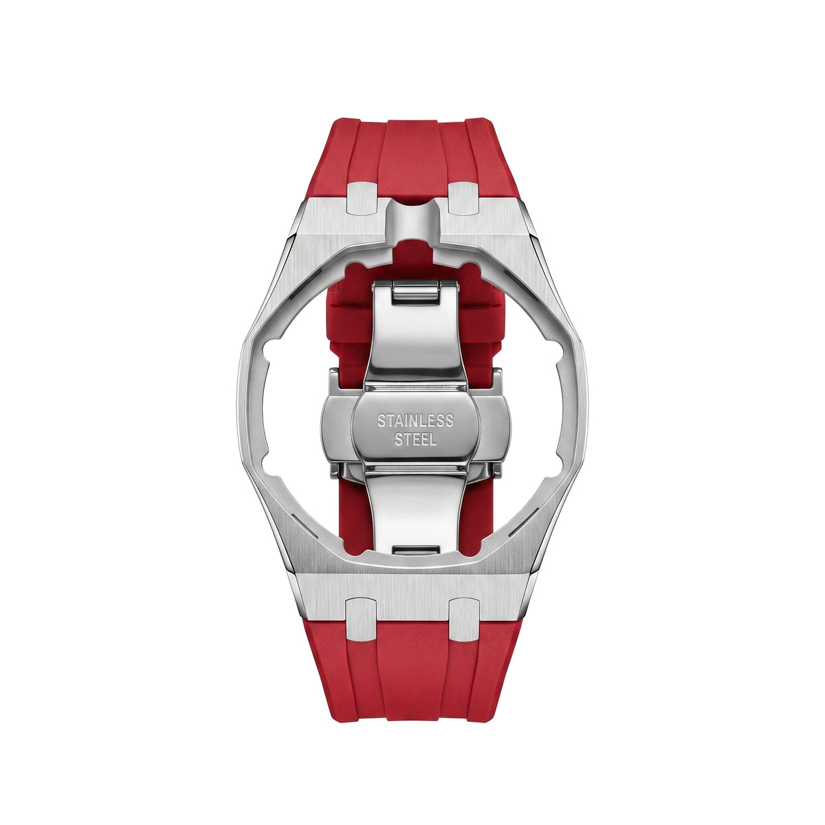 [AuraEcho]Royal Oak Pop Exclusive Steel Case & Silicone Strap With Cradle(Only Strap)