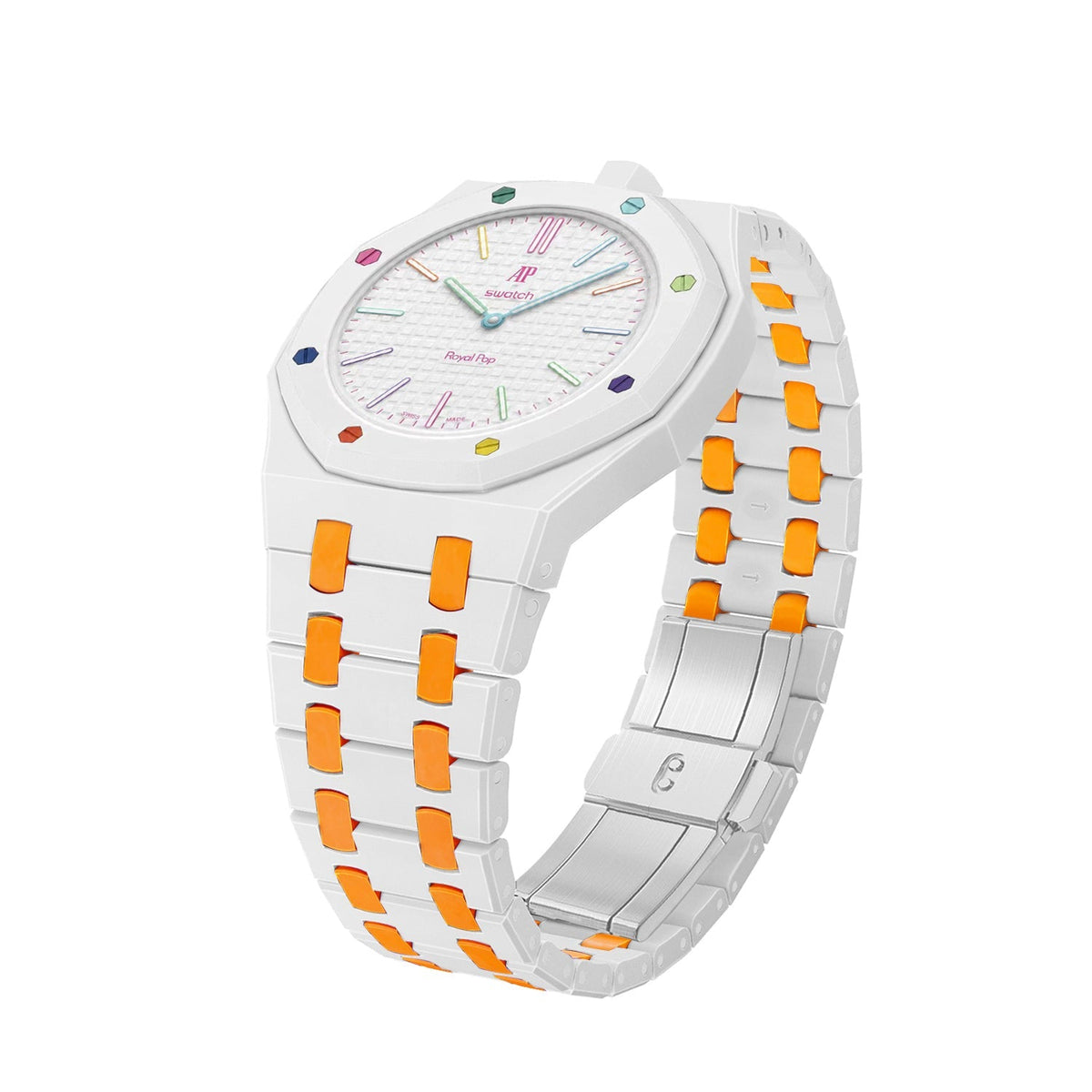 [AuraEcho]Royal Oak Pop Exclusive Bioceramic Case & Bioceramic Strap Mix Color(Only Strap)