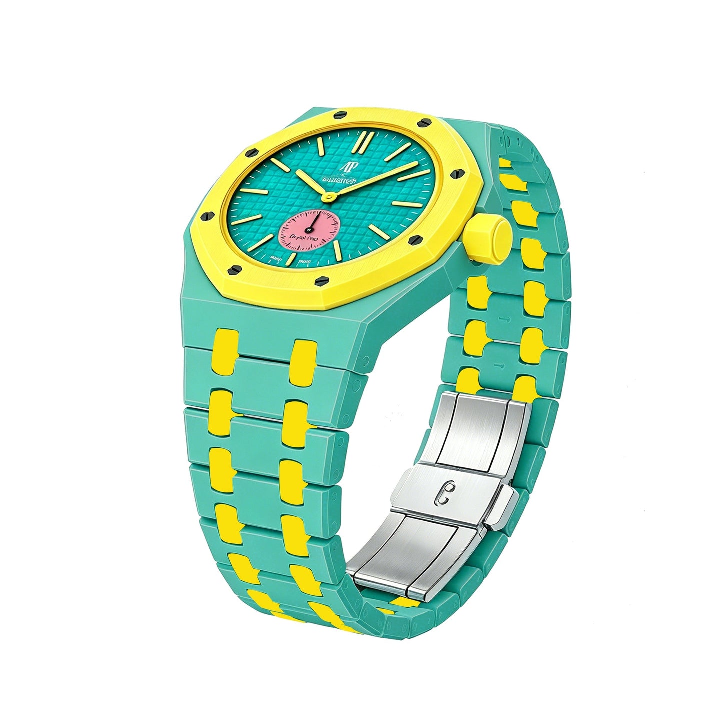 [AuraEcho]Royal Oak Pop Exclusive Bioceramic Case & Bioceramic Strap Mix Color(Only Strap)