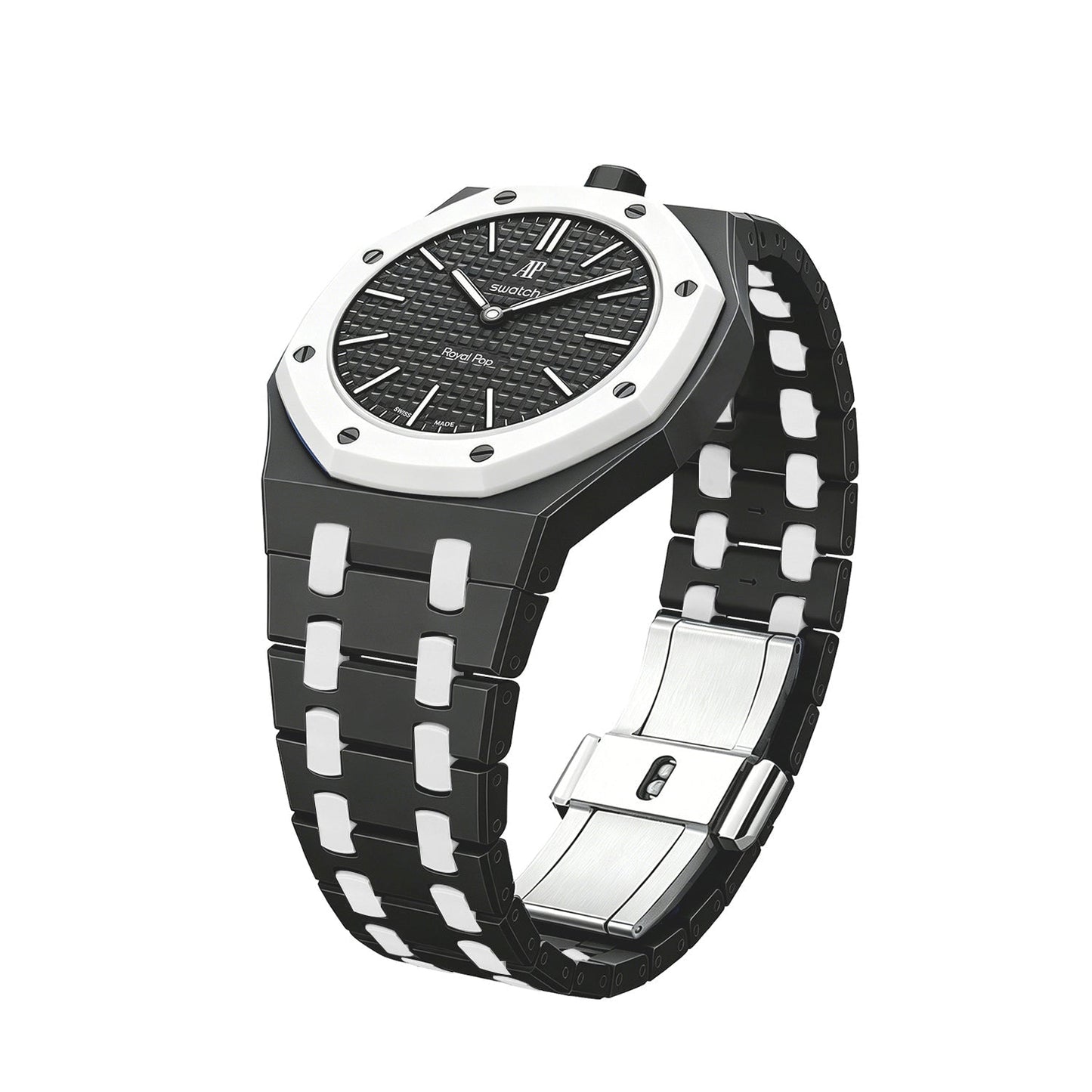 [AuraEcho]Royal Oak Pop Exclusive Bioceramic Case & Bioceramic Strap Mix Color(Only Strap)