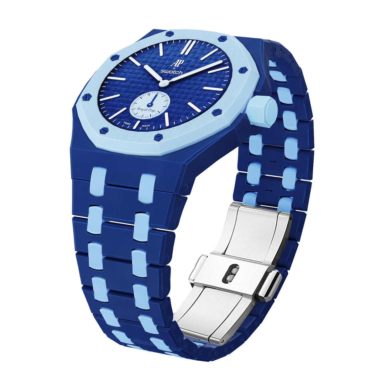 [AuraEcho]Royal Oak Pop Exclusive Bioceramic Case & Bioceramic Strap Mix Color(Only Strap)