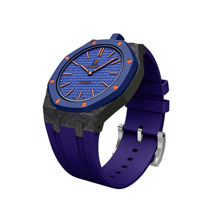 [AuraEcho]Royal Oak Pop Exclusive Carbon‑fiber Case & Silicone Strap(Only Strap)