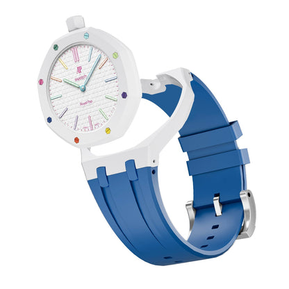 [AuraEcho]Royal Oak Pop Exclusive Bioceramic Case & Silicone Strap Mix Color(Only Strap)