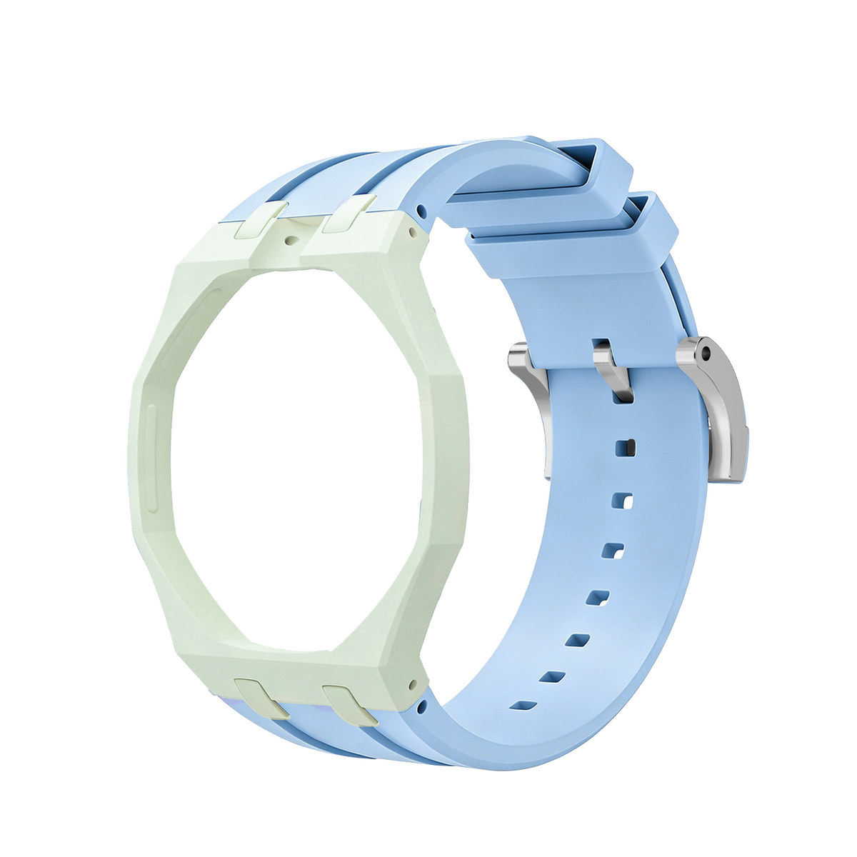 [AuraEcho]Royal Oak Pop Exclusive Bioceramic Case & Silicone Strap Mix Color(Only Strap)