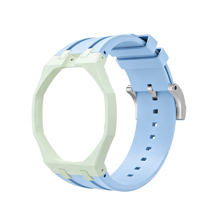 [AuraEcho]Royal Oak Pop Exclusive Bioceramic Case & Silicone Strap Mix Color(Only Strap)