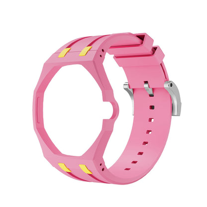 [AuraEcho]Royal Oak Pop Exclusive Bioceramic Case & Silicone Strap Mix Color(Only Strap)