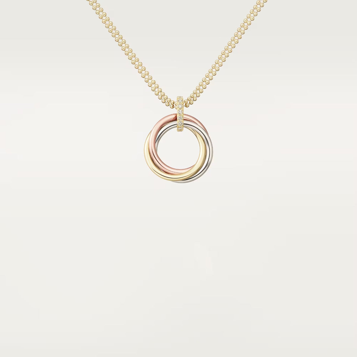 [AuraEcho]TRINITY MEDIUM  DIAMONDS NECKLACE
