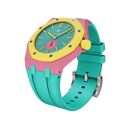 [AuraEcho]Royal Oak Pop Exclusive Bioceramic Case & Silicone Strap Mix Color(Only Strap)