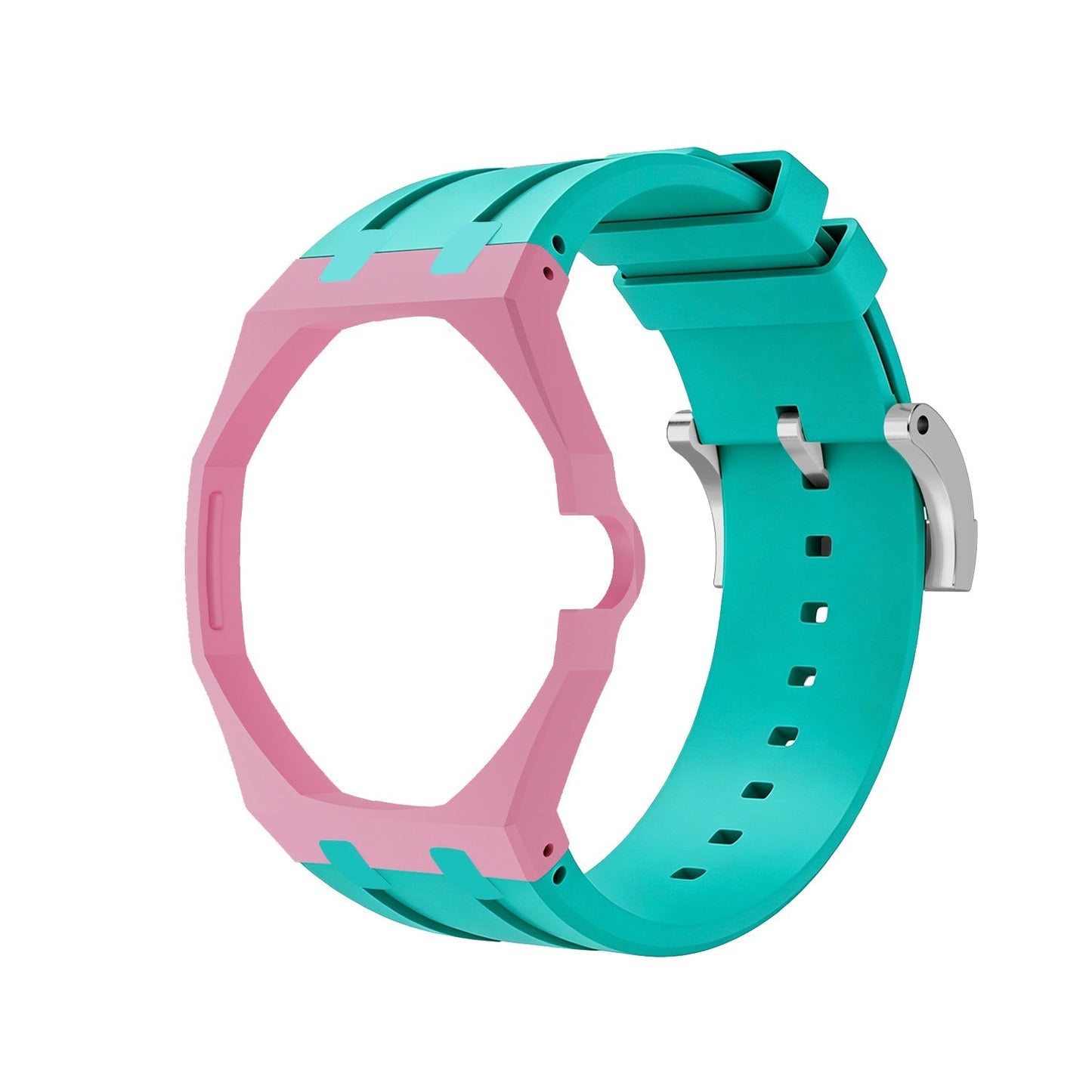 [AuraEcho]Royal Oak Pop Exclusive Bioceramic Case & Silicone Strap Mix Color(Only Strap)
