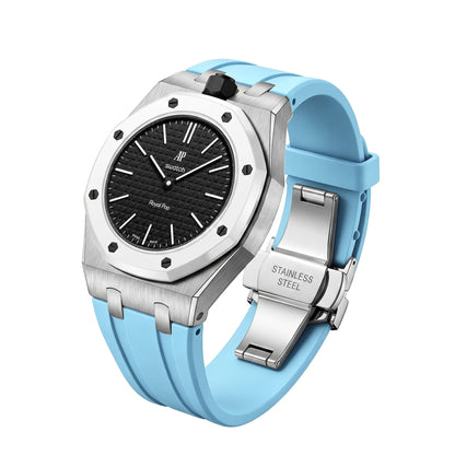 [AuraEcho]Royal Oak Pop Exclusive Steel Case & Silicone Strap With Cradle(Only Strap)