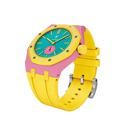 [AuraEcho]Royal Oak Pop Exclusive Bioceramic Case & Silicone Strap Mix Color(Only Strap)