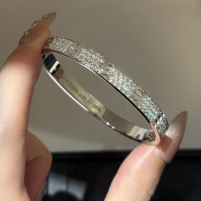 [AuraEcho] LOVE BRACELET 6.1MM DIAMOND-PAVED