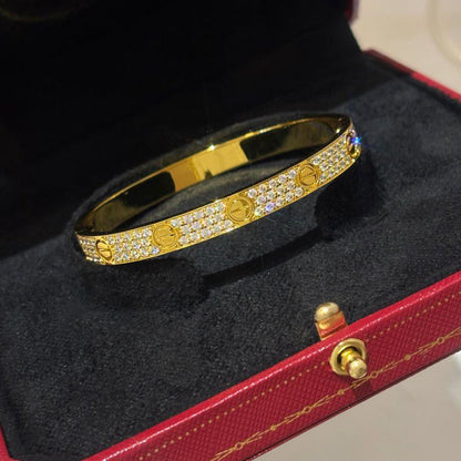 [AuraEcho] LOVE BRACELET 6.1MM DIAMOND-PAVED