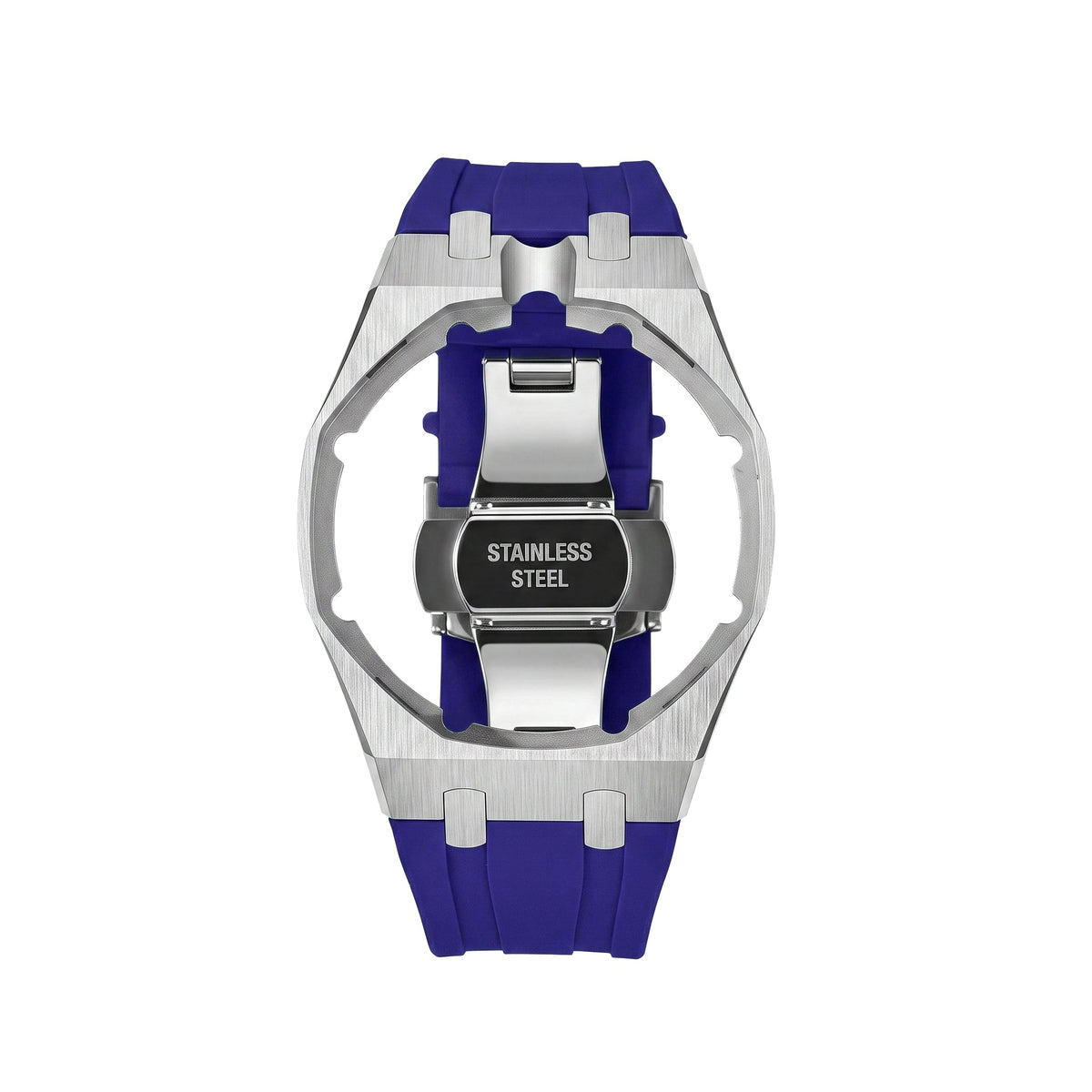 [AuraEcho]Royal Oak Pop Exclusive Steel Case & Silicone Strap With Cradle(Only Strap)