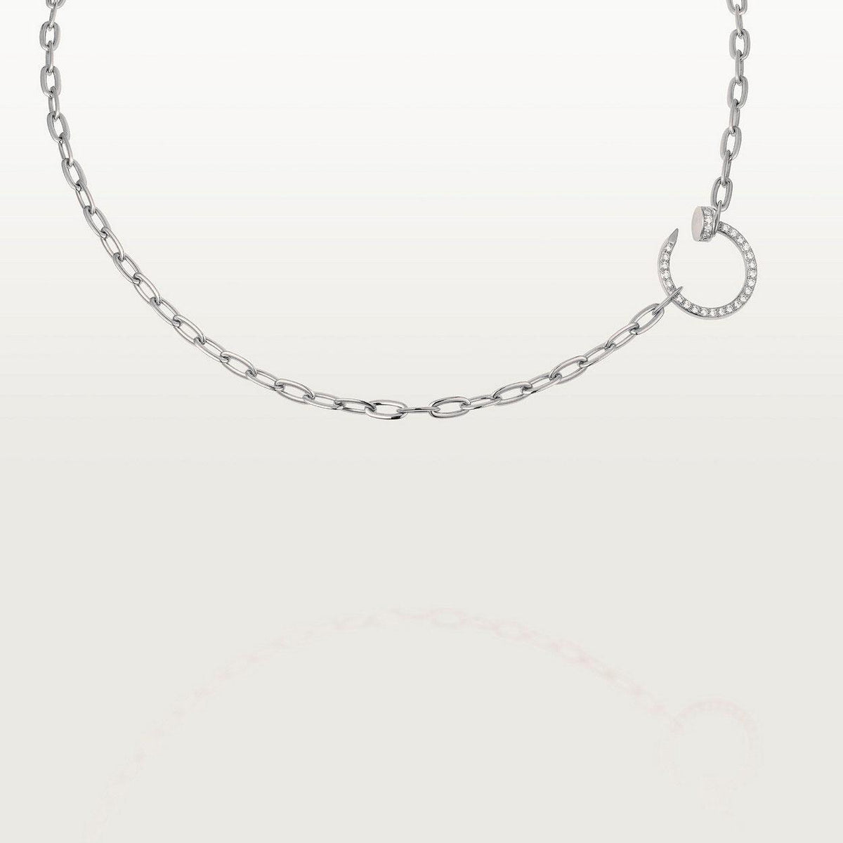 [AuraEcho]JUSTE NECKLACE FULL DIAMONDS