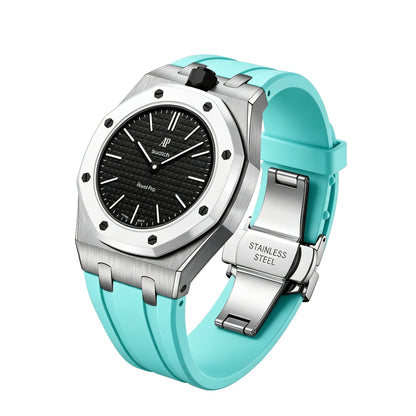 [AuraEcho]Royal Oak Pop Exclusive Steel Case & Silicone Strap With Cradle(Only Strap)
