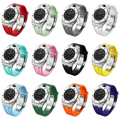 [AuraEcho]Royal Oak Pop Exclusive Steel Case & Silicone Strap With Cradle(Only Strap)